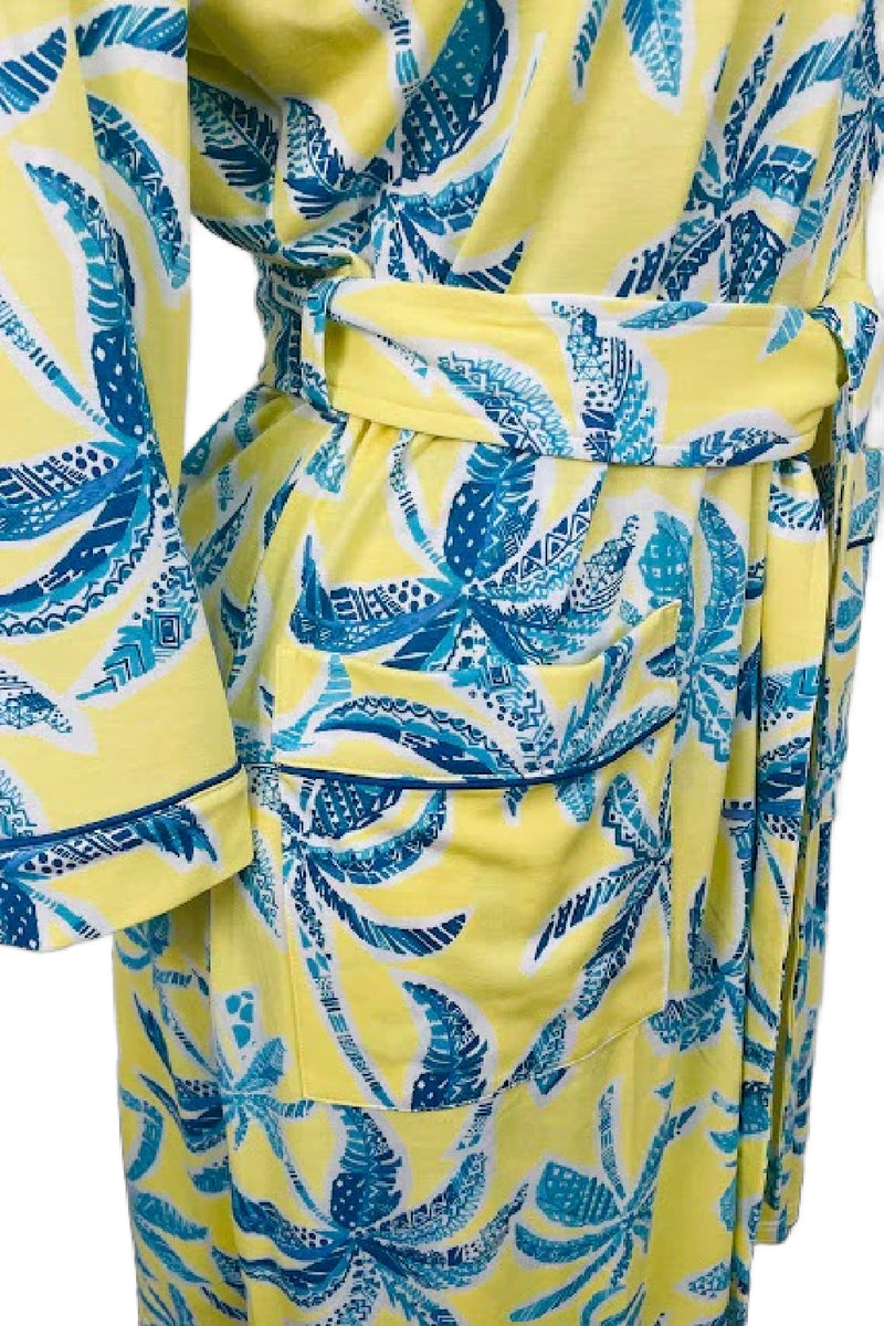 Cool Girl Mai Tai Robe, Yellow Multi (C126800)