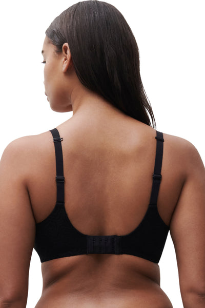 Chantelle C-Jolie Comfort Convertible T-shirt Bra, Black (C13B6)