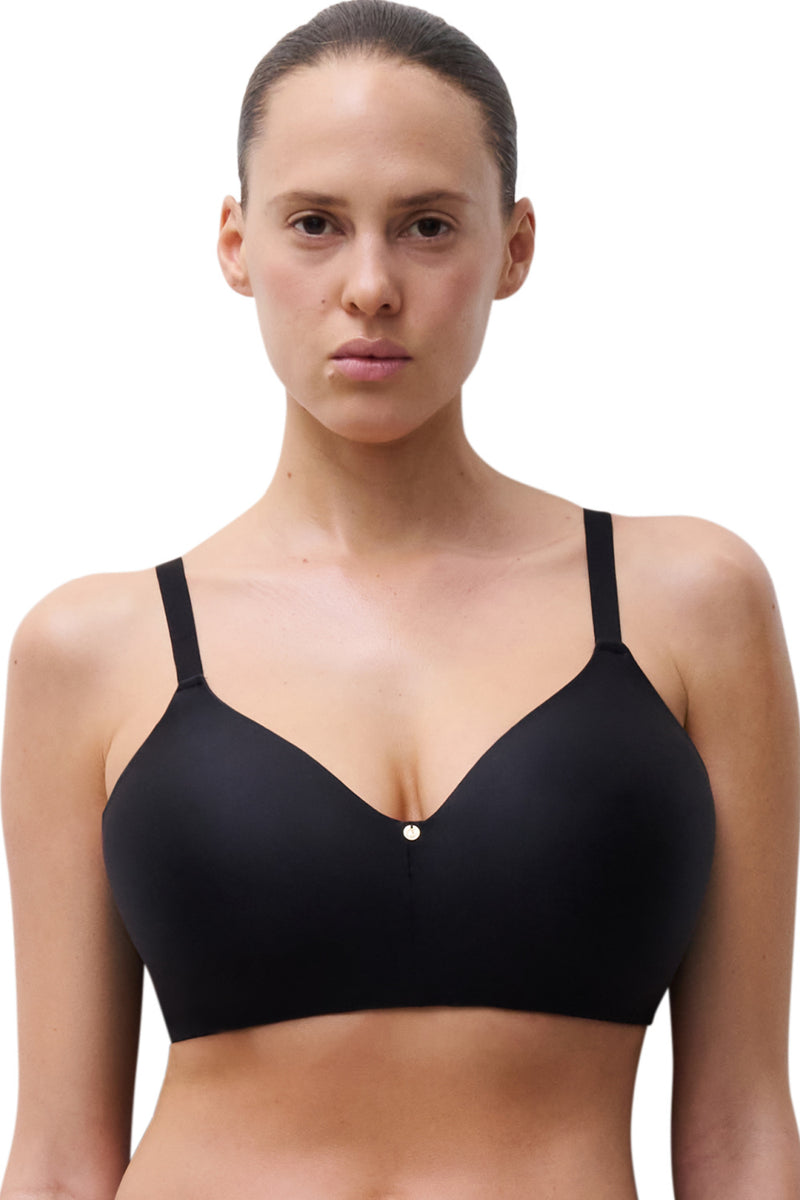 Chantelle C-Jolie Wireless T-shirt Bra, Black (C13BQ9)