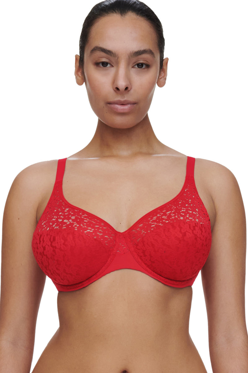 Chantelle Norah Comfort Underwired Bra, Poppy Red (C13F1)