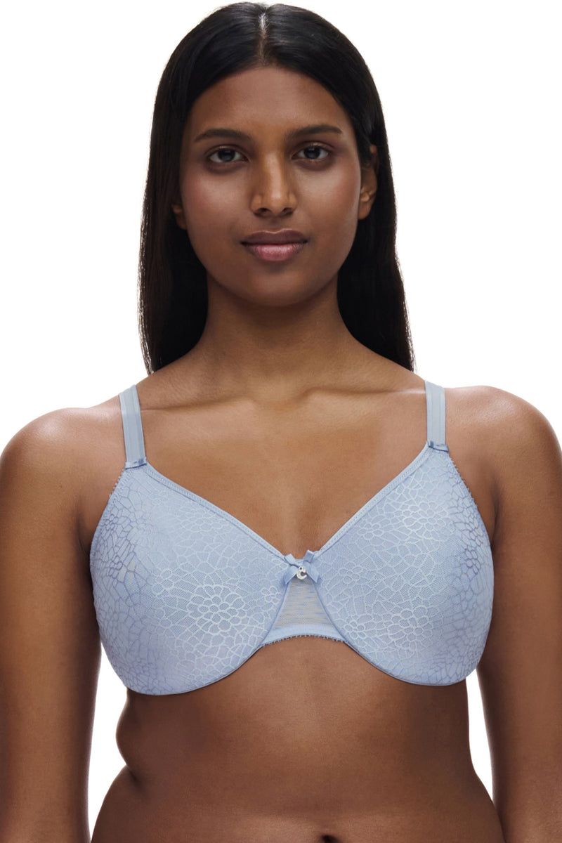 Chantelle C-Magnifique Seamless Unlined Minimizer Bra, Slate Blue (1891)