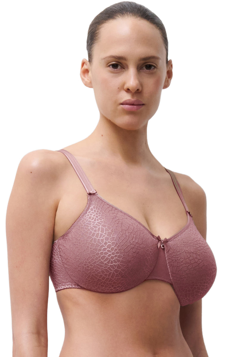 Chantelle C-Magnifique Seamless Unlined Minimizer Bra, Rose Des Bois (1891)