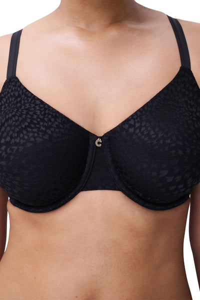 Chantelle Magique Seamless Minimizer Bra, Black (C19UM1)