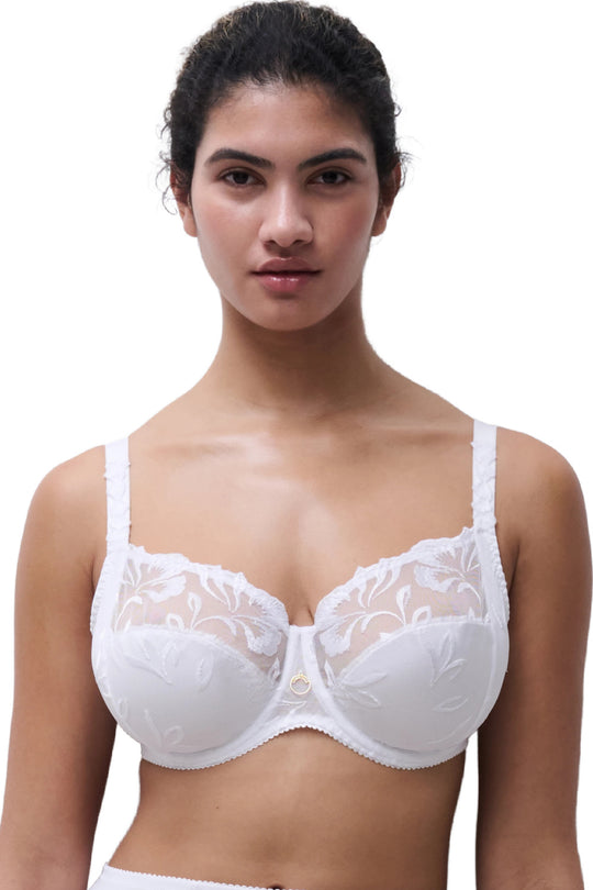 Chantelle Majestic Underwired Full Coverage Bra, White (C1B3MU)