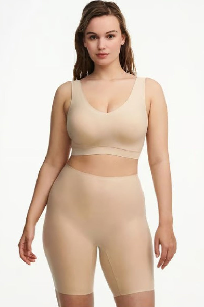 Chantelle Mid-thigh Shorts, Nude (C2645)