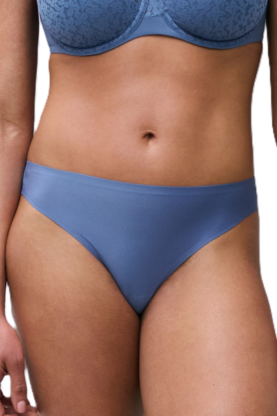 Chantelle Soft Stretch One Sized Thong, Ocean Blue (2649)