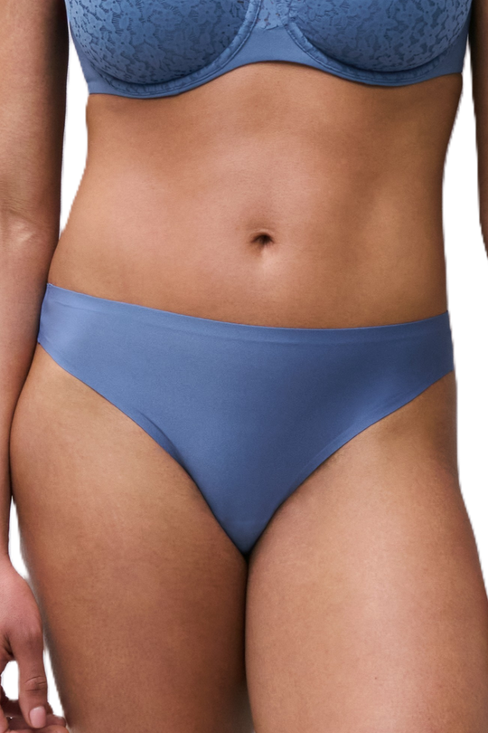 Chantelle Soft Stretch One Sized Thong, Ocean Blue (2649)