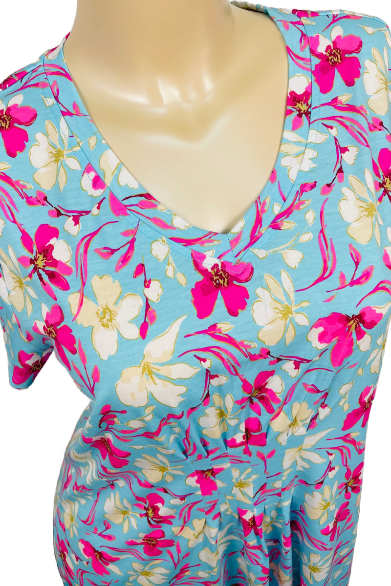 Cool Girl Liberty Love 7 Seam Sleepshirt , Multi (C425201)