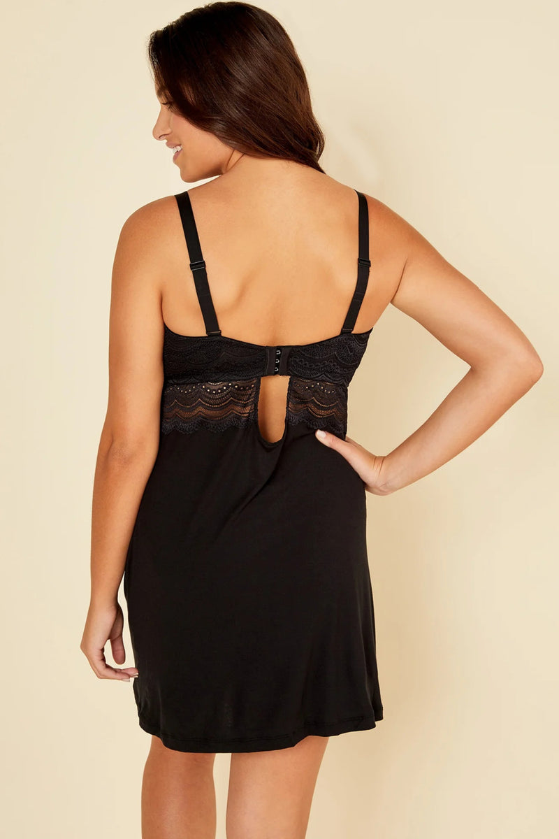 Cosabella Ceylo Curvy Babydoll, Black (CEYSW2602)