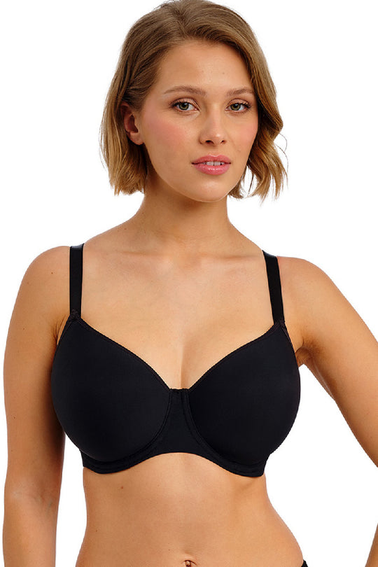 Freya Essentially Smooth Moulded T-Shirt Bra, Black (AA404432)