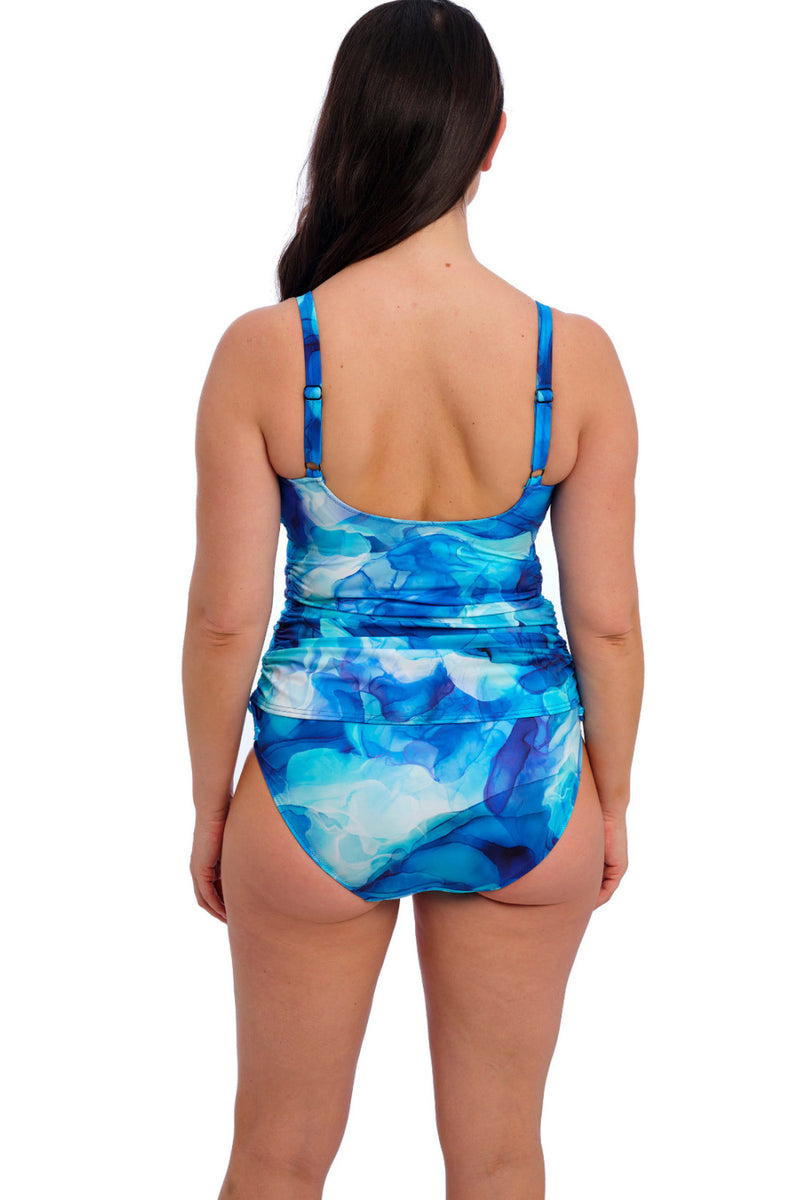 Fantasie Sauntan Sands Underwired Twist Front Tankini Top, Dazzling Blue (FS506054)