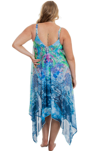 Togs Granada Mesh Dress, Blue Multi (PG37FI)
