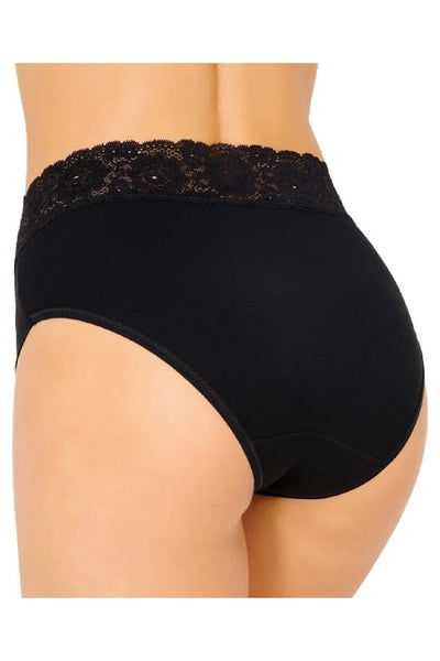Janira Dolce Cinture High Waist Brief, Black (31785)
