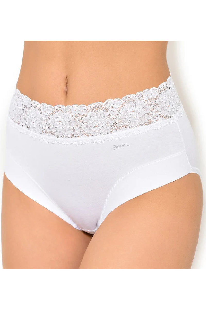 Janira Dolce Cinture High Waist Brief, White (31785)