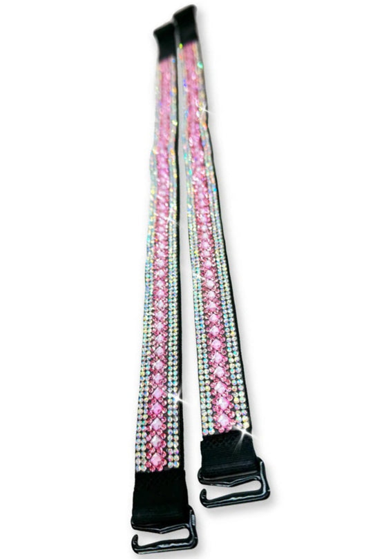 Jacqueline Kent Royal Garden Party Bra Straps, Pink Ombre (JKBS103.PK)