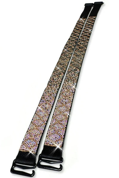 Jacqueline Kent Midnight Mermaid Bra Straps, Black Multi (JKBS108.BKMI)