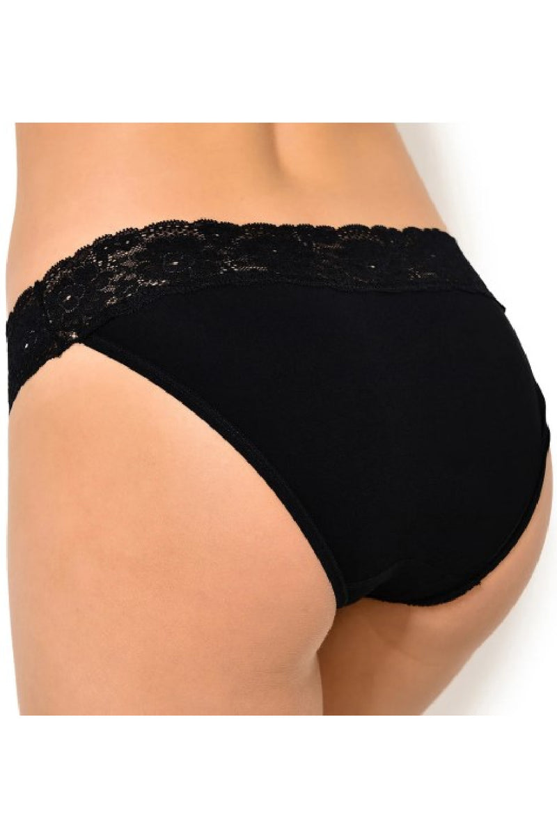 Janira Dolce Cinture Bikini Brief, Black (31787)
