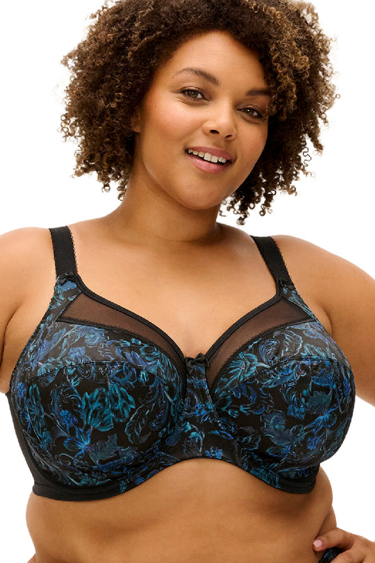 Godess Kayla Banded Underwire Bra, Ornate (GD6162)