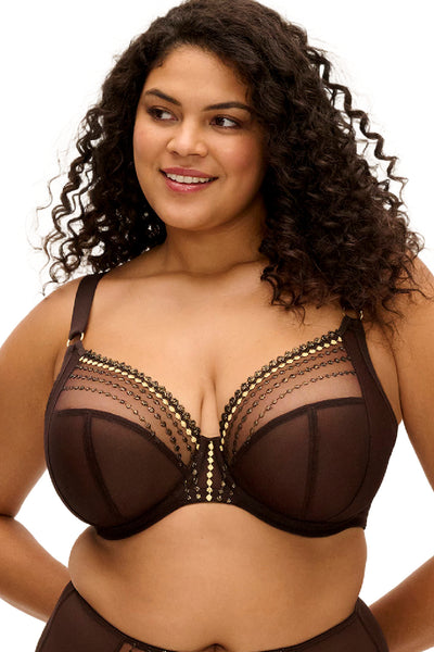 Elomi Matilda Convertible Plunge Bra, Gold Rush (EL8900)