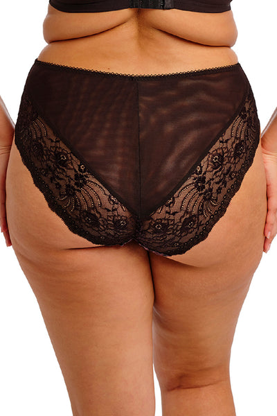 Elomi Morgan High Leg Brief, Dark Romance (EL4118)