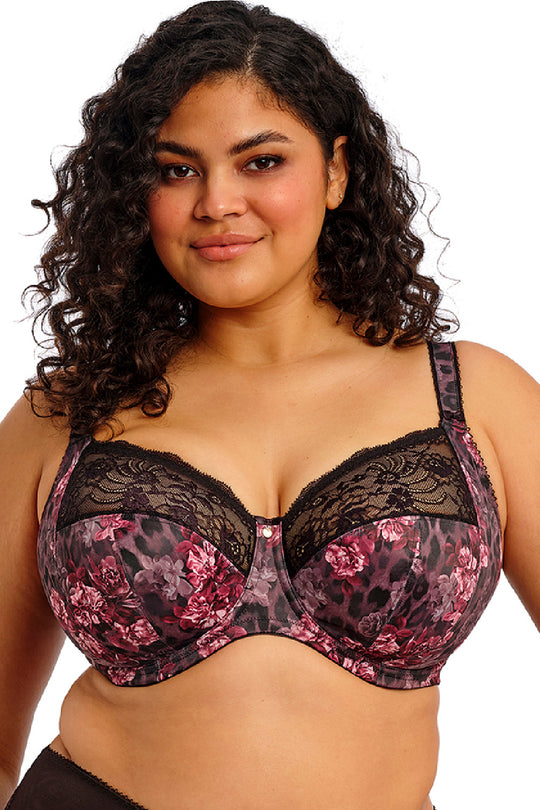 Elomi Morgan Stretch Banded Bra, Dark Romance (EL4110)