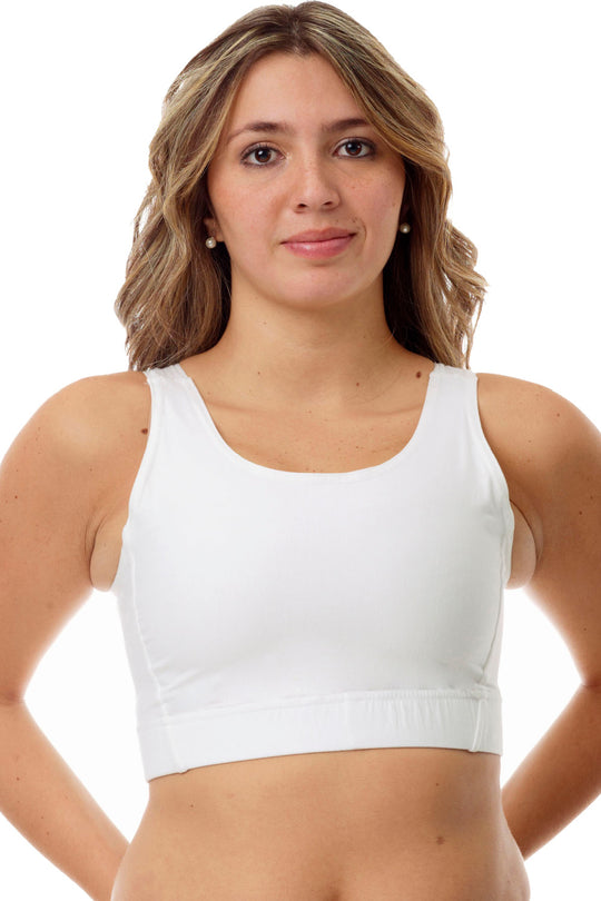 Underworks  Extreme MagiCotton Sports and Binding Bra, White (3108)