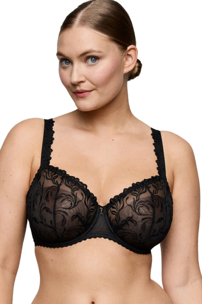 PrimaDonna Solisse Vertical Seam Balcony Bra, Black (0163642)