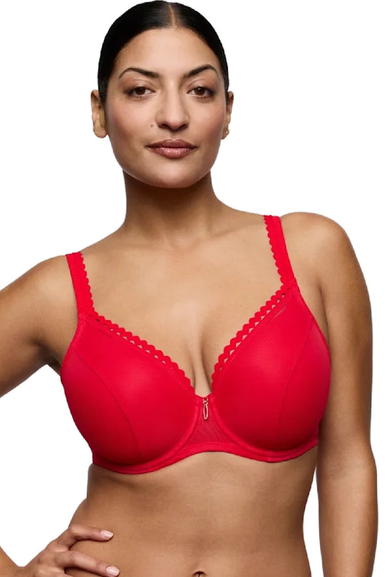 PrimaDonna Twist Wowgirl Padded Heart Shaped Bra, True Red (0242600)