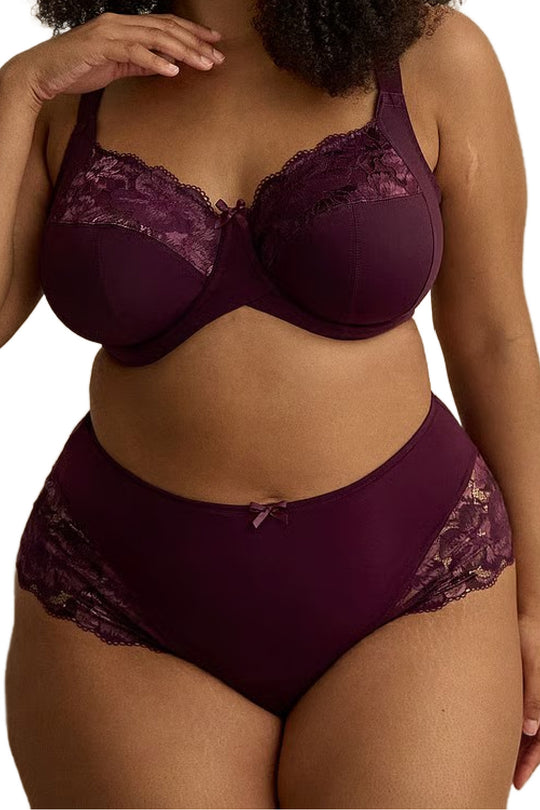 Panache Sculptresse Amara Deep Brief, Plum (11264)