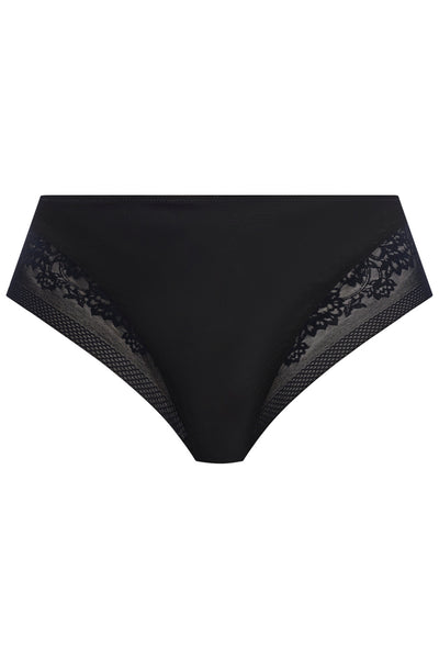 Elomi Nerina High Leg Brief, Black (EL302753)