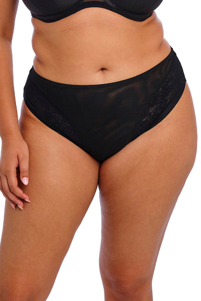 Elomi Nerina High Leg Brief, Black (EL302753)