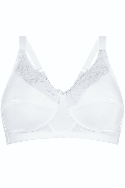 Amoena Nancy Wireless Pocketed Bra, White (44480)