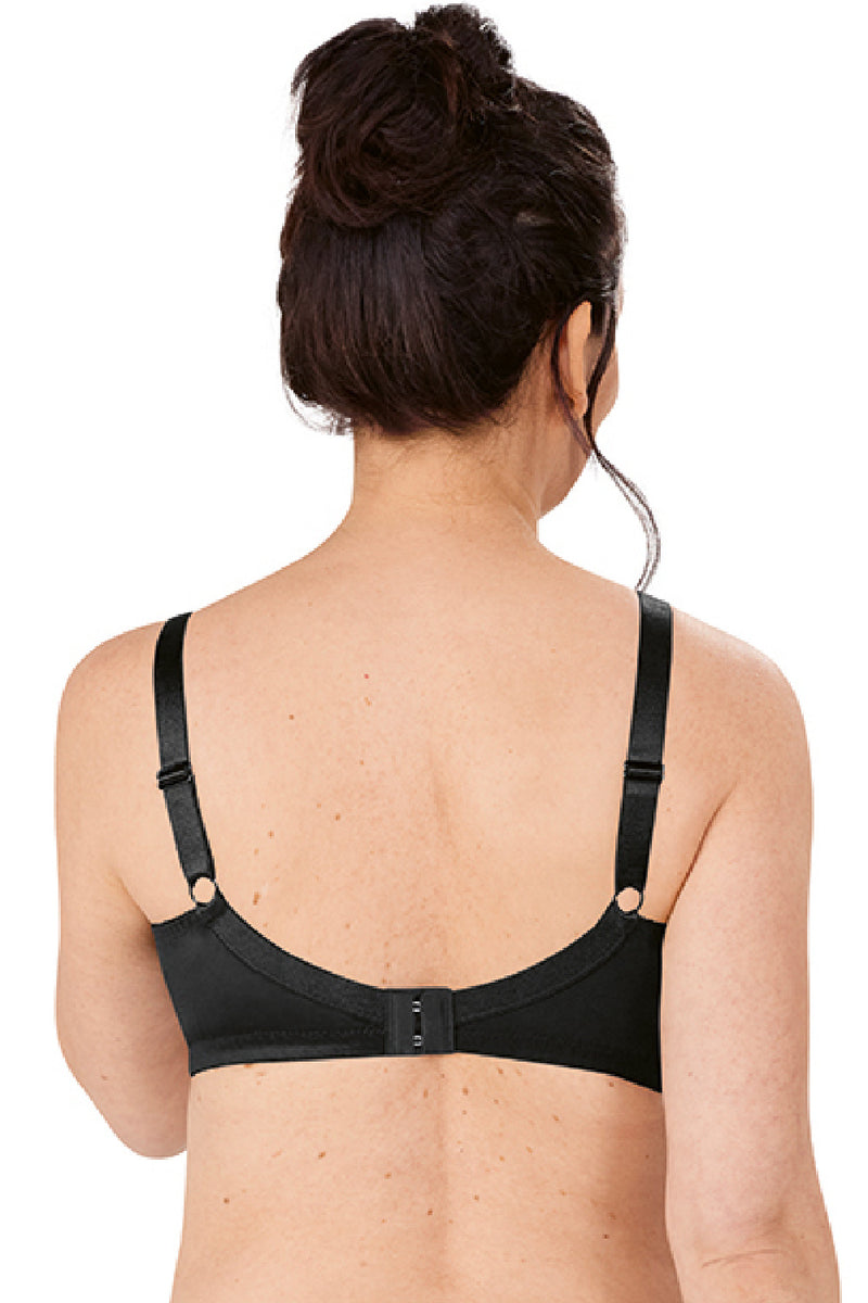 Amoena Nancy Wireless Pocketed Bra, Black (44870)