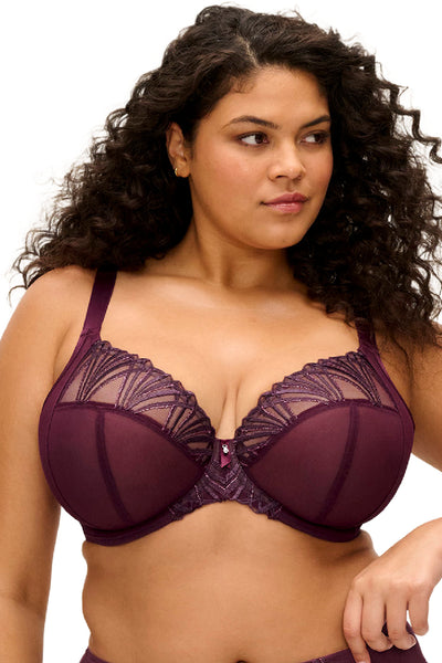 Elomi Reja Plunge Bra, Fig (EL303102)