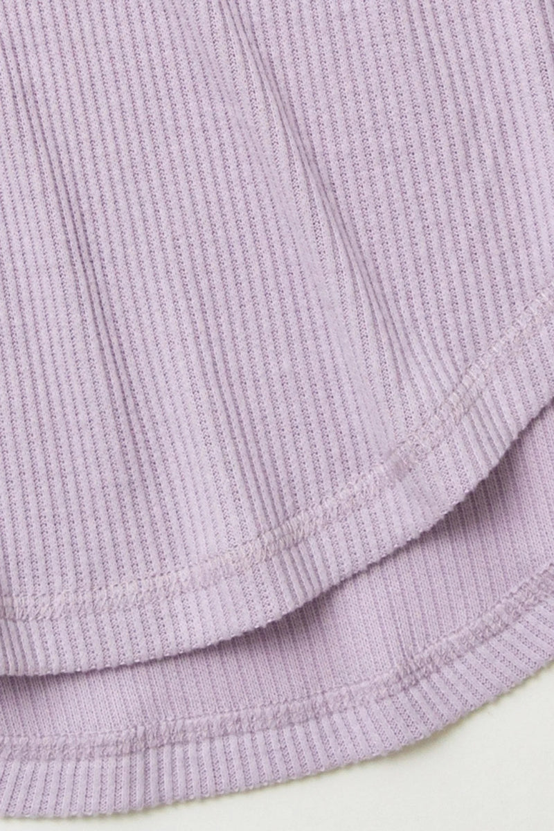 PJ Salvage Textured Essentials Robe, Gentle Lavender (RITER)