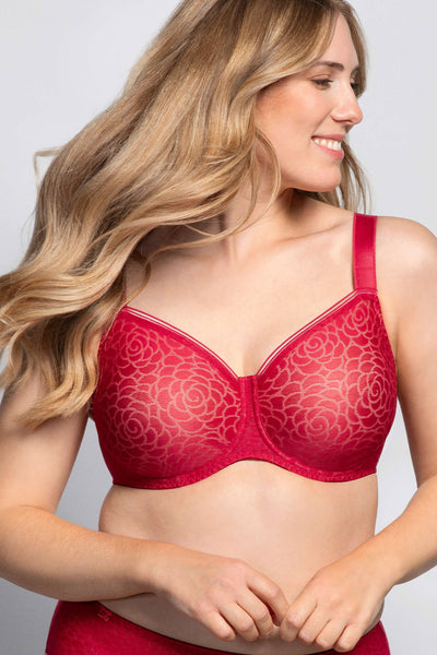 Ulla Romy Seamless Full Cup Bra, Cranberry (1920)