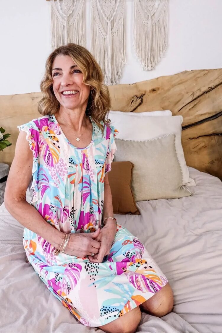 Cloud Nine Pajamas Flutter Dress Nightie, Island Breeze (GR100DR/FL)