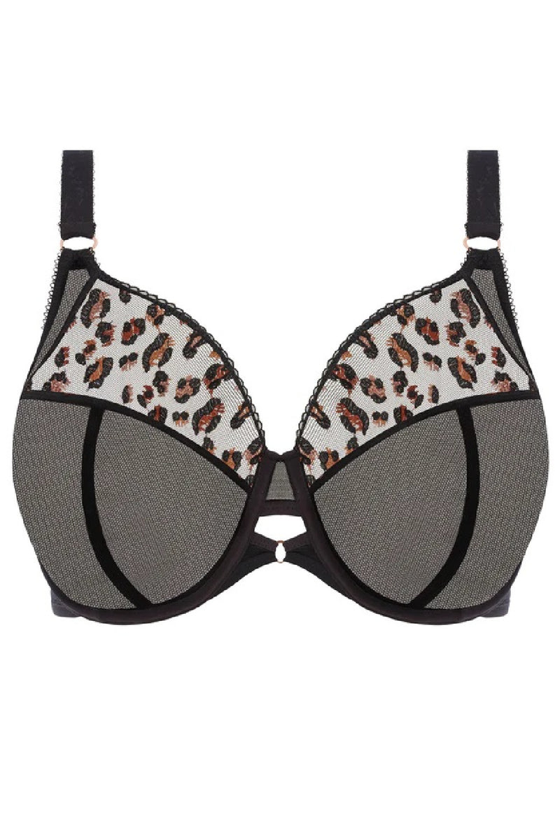 Namrah Bandless Plunge Bra, Black (EL301335)