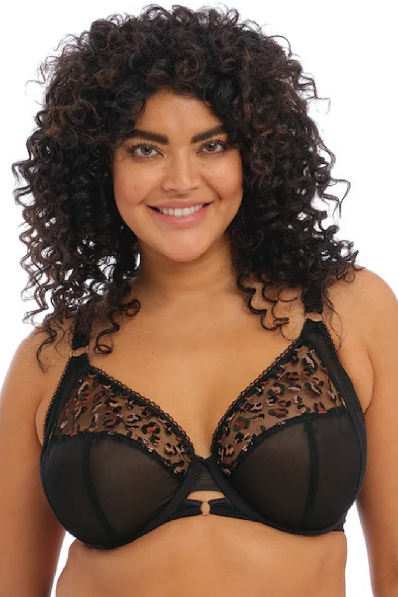 Namrah Bandless Plunge Bra, Black (EL301335)