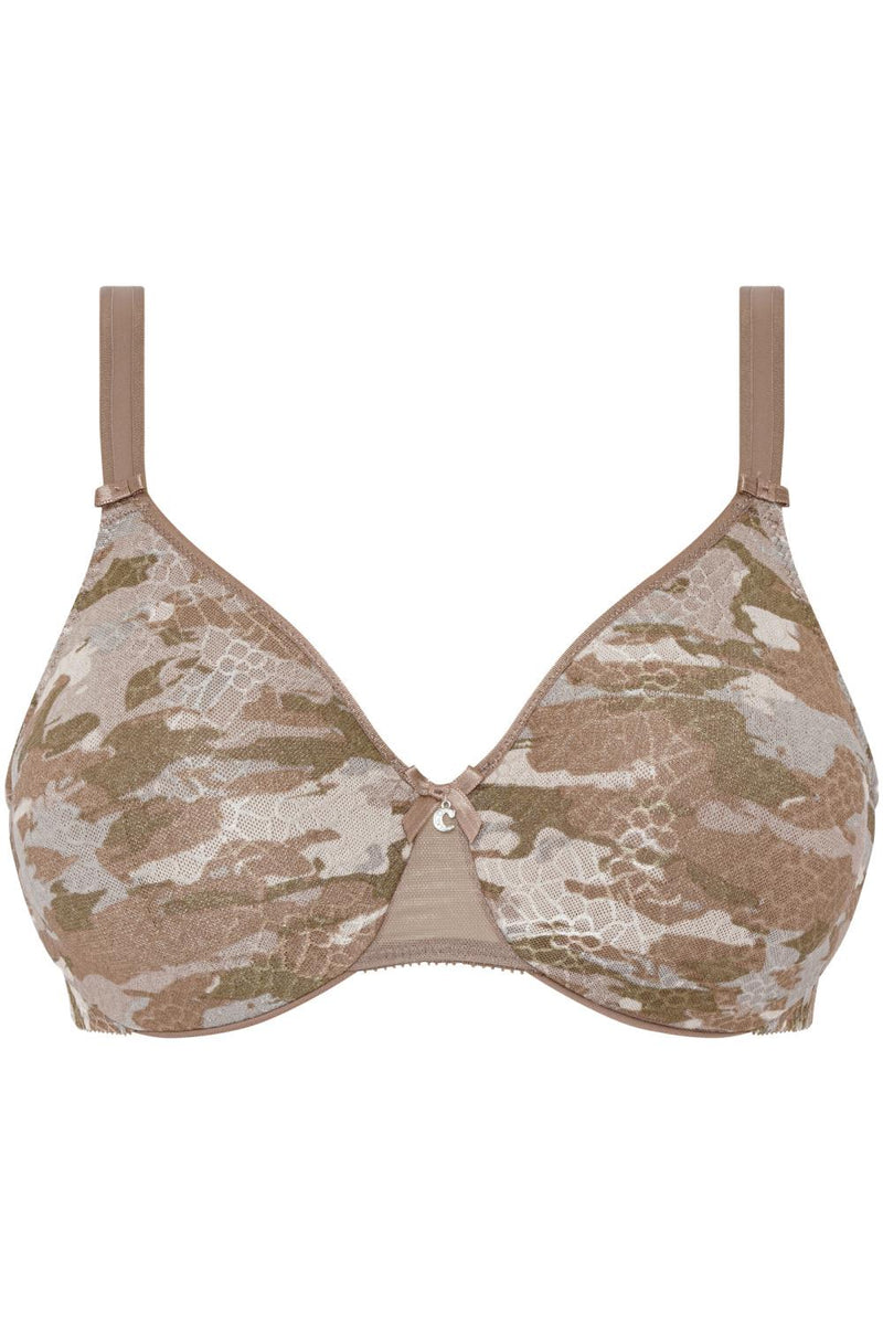 Chantelle C-Magnifique Seamless Unlined Minimizer Bra, Camo Print (1891)