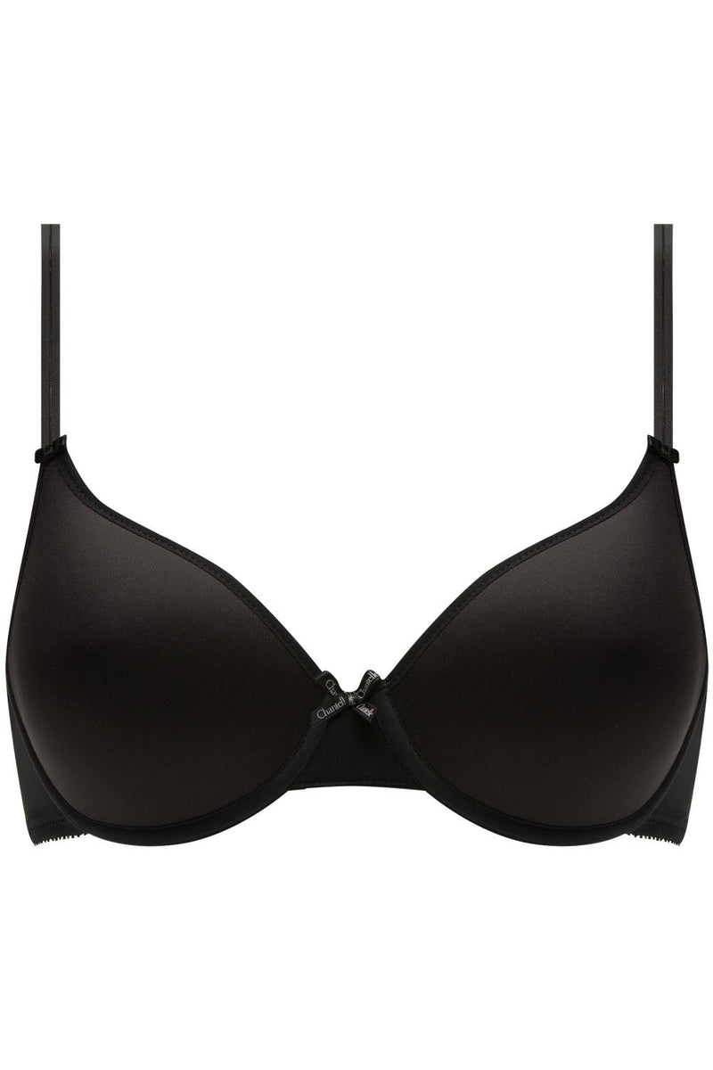 Chantelle Basic Invisible Smooth Support T-Shirt Bra, Black (1241)