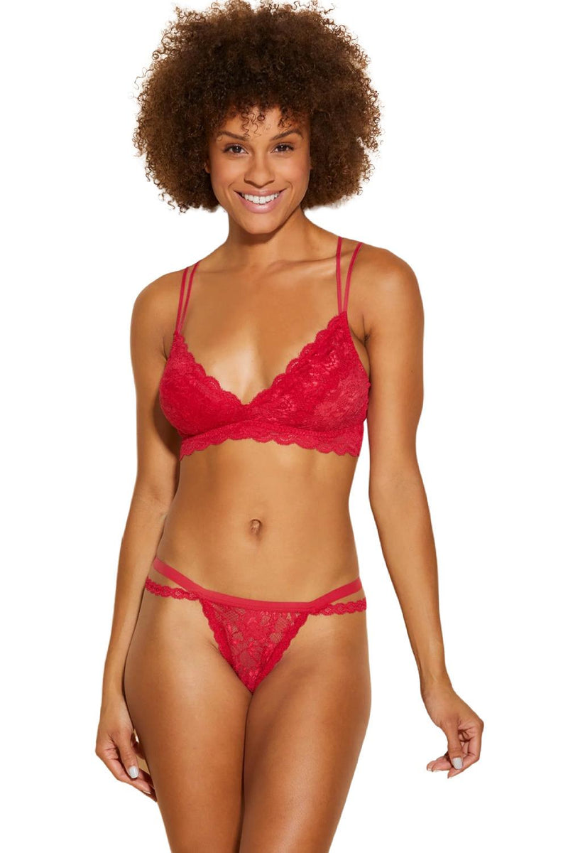 Cosabella Never Say Never Strappie G-String NEVER0223 Mystic red