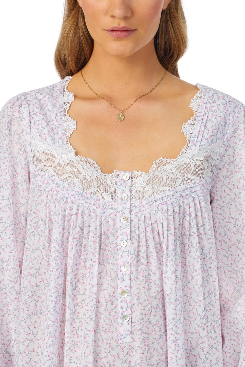 Eileen West 50" Ballet Long Sleeve Nightgown, Print (E5526614)