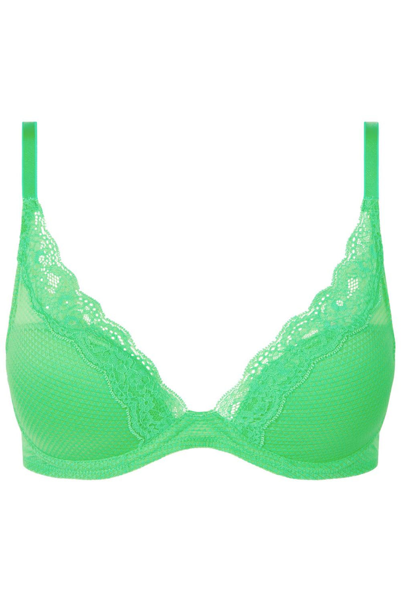 Passionata Brooklyn Plunge T-Shirt Bra 5701 Poison Green