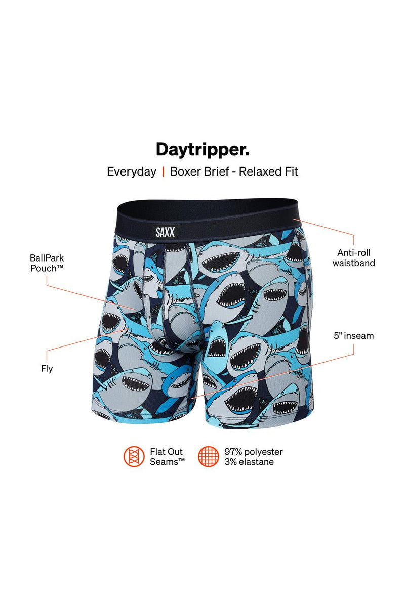 SAXX Daytripper Boxer Brief SXBB11F-STN (Shark Tank Camo-Navy)
