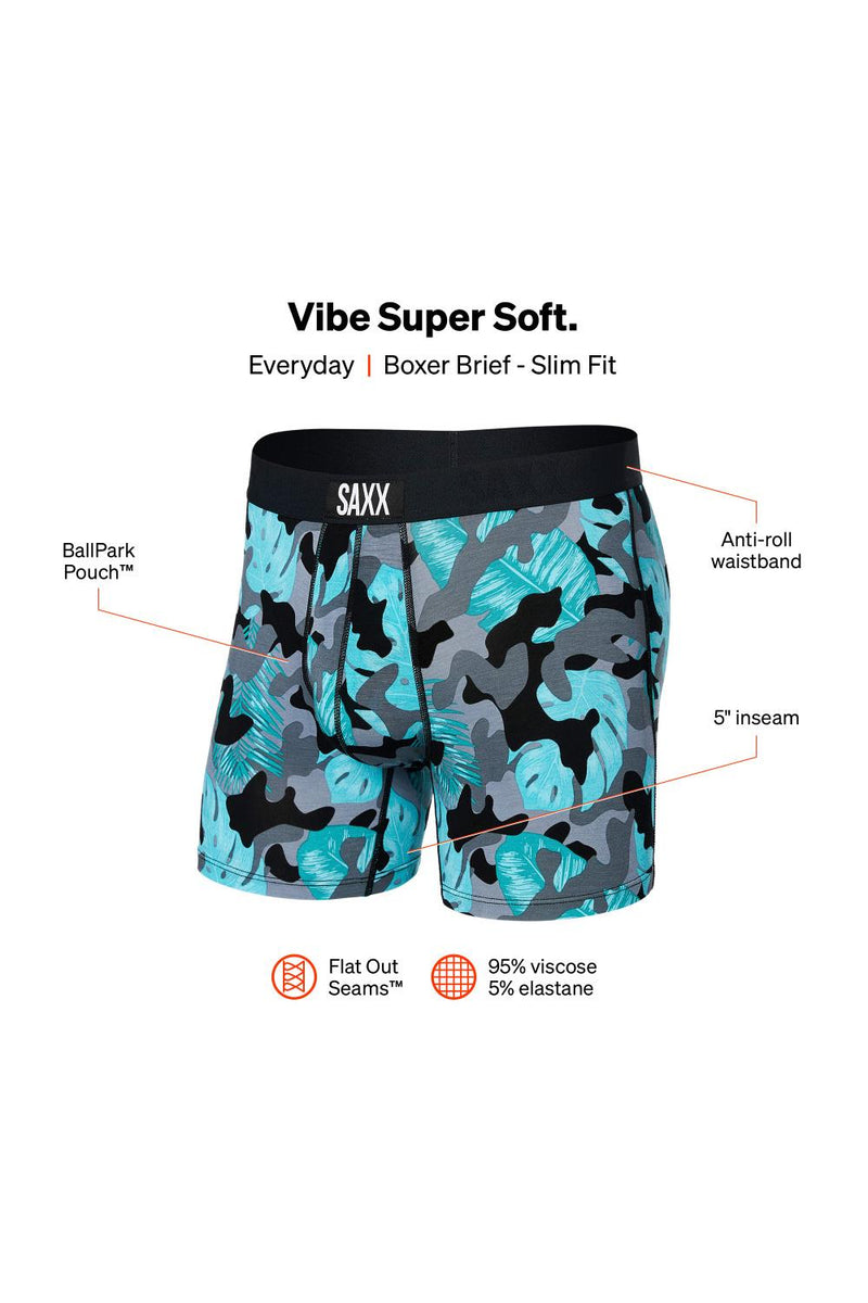SAXX Vibe Boxer Brief SXBM35-KIC (Island Camo-Black)