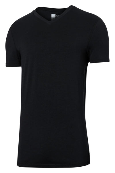 SAXX Droptemp Cool Cotton S/S V-Neck T-shirt SXSV44-BLK