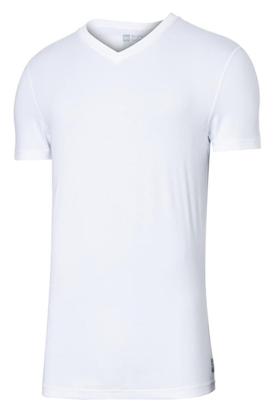 SAXX Droptemp Cool Cotton S/S V-Neck T-shirt SXSV44-WHI