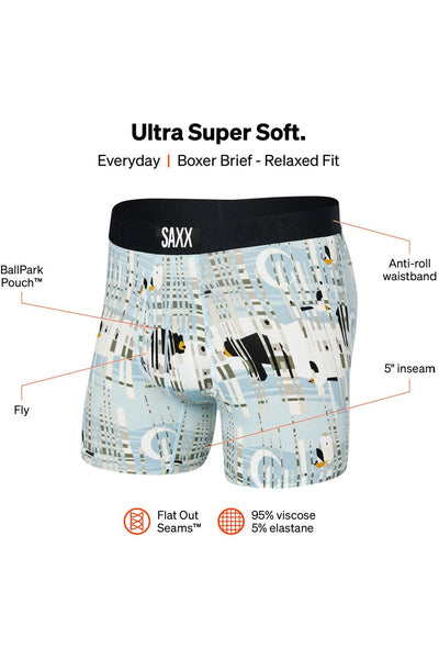 SAXX Ultra Boxer Brief SXBB30F-BIG (Birch Grey)