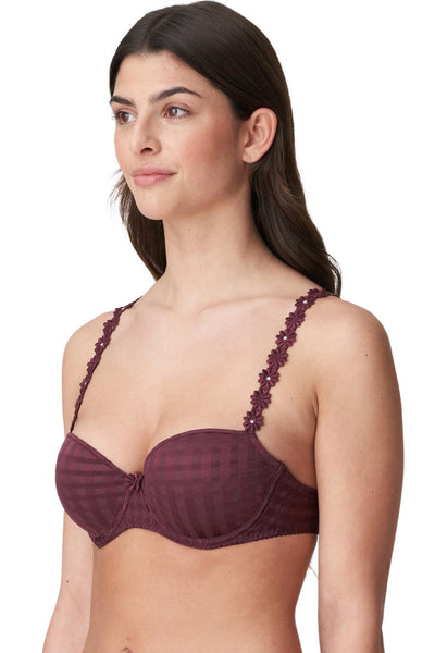 Marie Jo Avero Padded Balcony Bra, Wine (0100419)